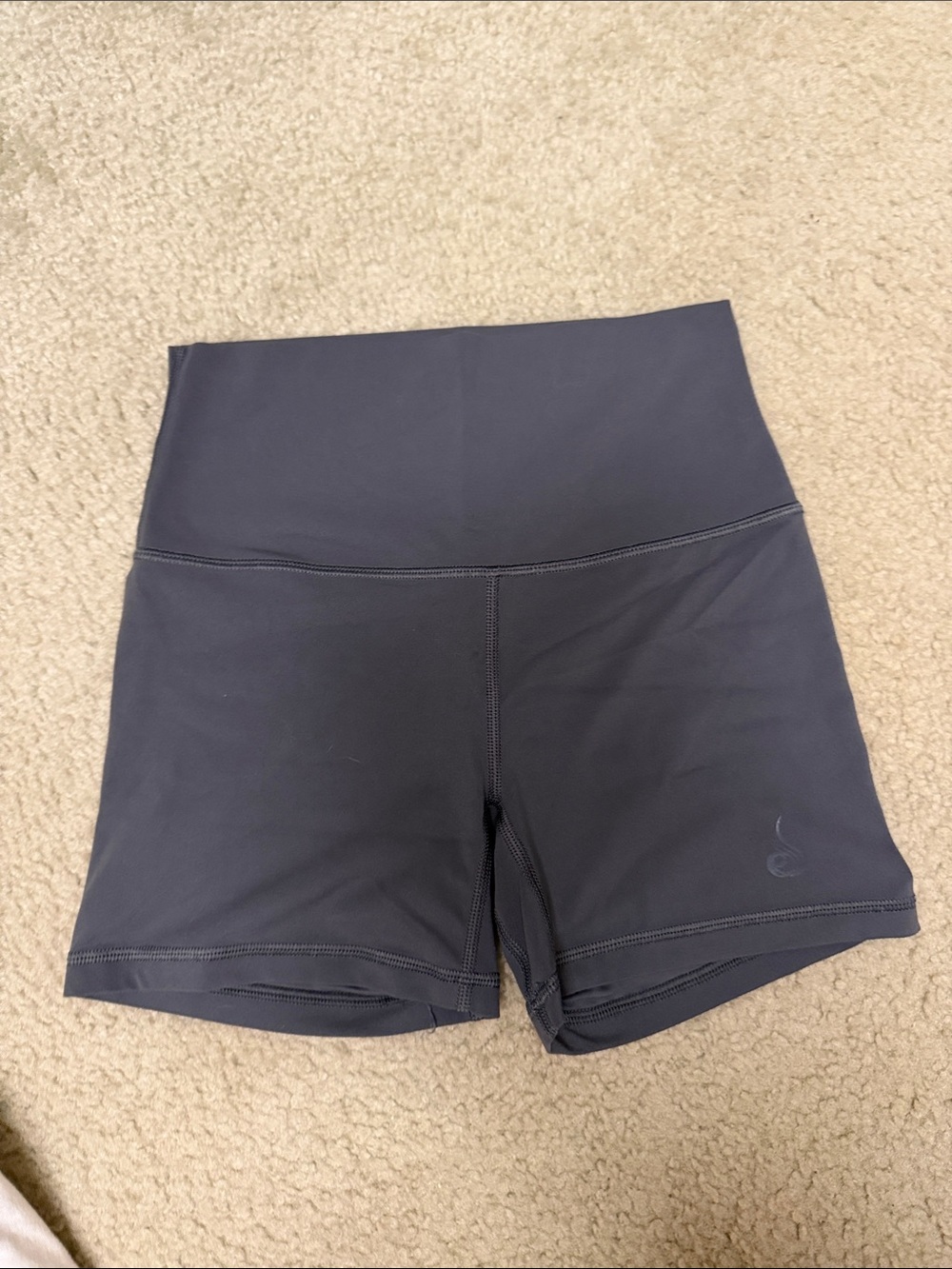 Ryderwear Steel Grey High-Rise Athletic Shorts